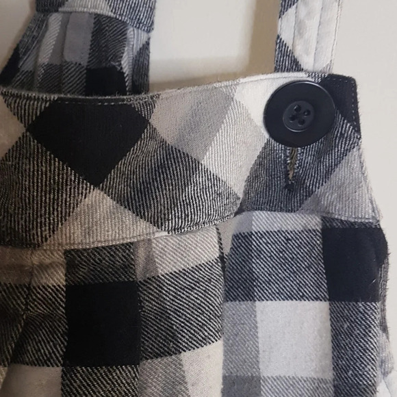 Mavi jeans flannel gingham mini  pinafore dress - Picture 10 of 10